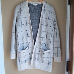 Madewell Open Front Cardigan preppy Merino Wool Alpaca Blend XXS …